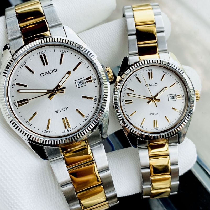 [HCM]Đồng hồ namnữ (cặp đôi) Casio Standard chính hãng Anh Khuê MTP-1320SG-7AVDF và LTP-1302SG-7AVDF