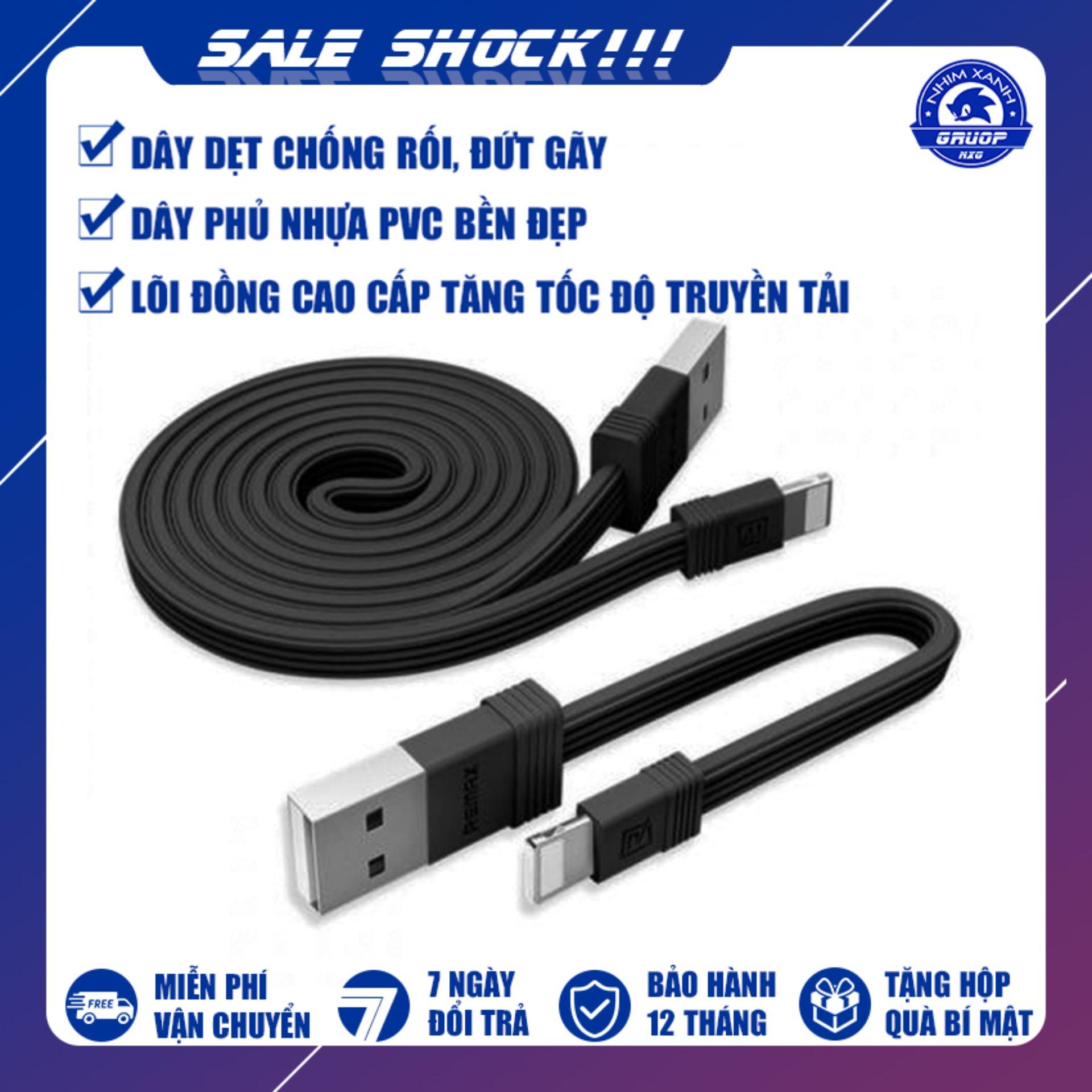 Bộ 2 dây sạc cáp sạc Remax RC - 062i dành cho iPhone/iPad bao gồm 1 dây dài 1m, 1 dây ngắn 23cm thích hợp cho cả pin sạc dự phòng - NXG