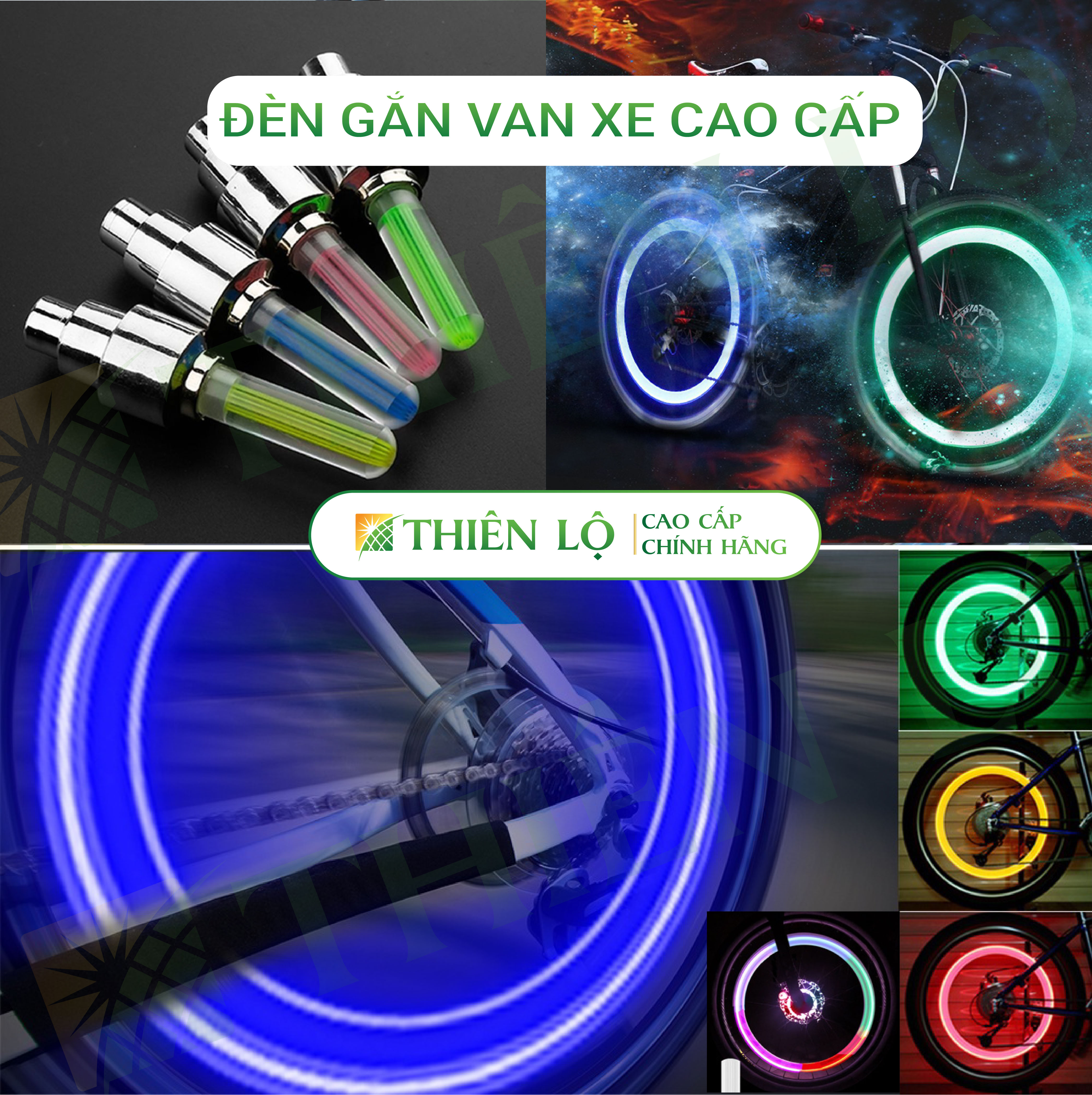 Bóng đèn LED gắn van xe máy xe đạp ô tô siêu sáng siêu đẹp - Bóng đèn Thông Minh Chuyển Động Là Sáng - Bóng Đèn Cao Cấp Của Thiên Lộ