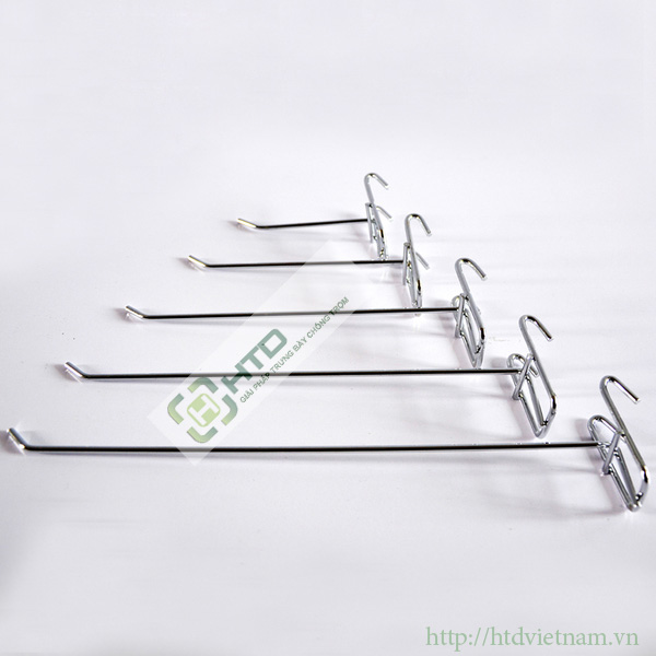 Móc treo đơn cài lưới thép mạ inox MT-T012
