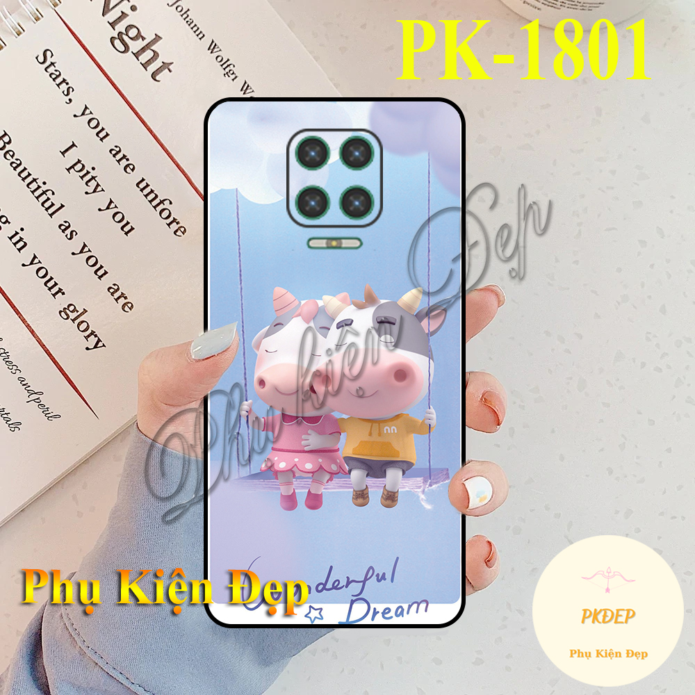 Ốp lưng Vsmart Aris/ Aris Pro - Ốp dẻo đen in hình Chú trâu may mắn dễ thương