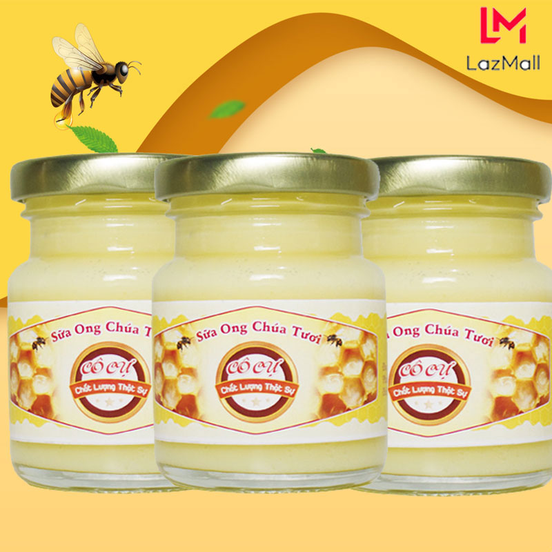 Combo 3 hũ sữa ong chúa nguyên chất 100gr
