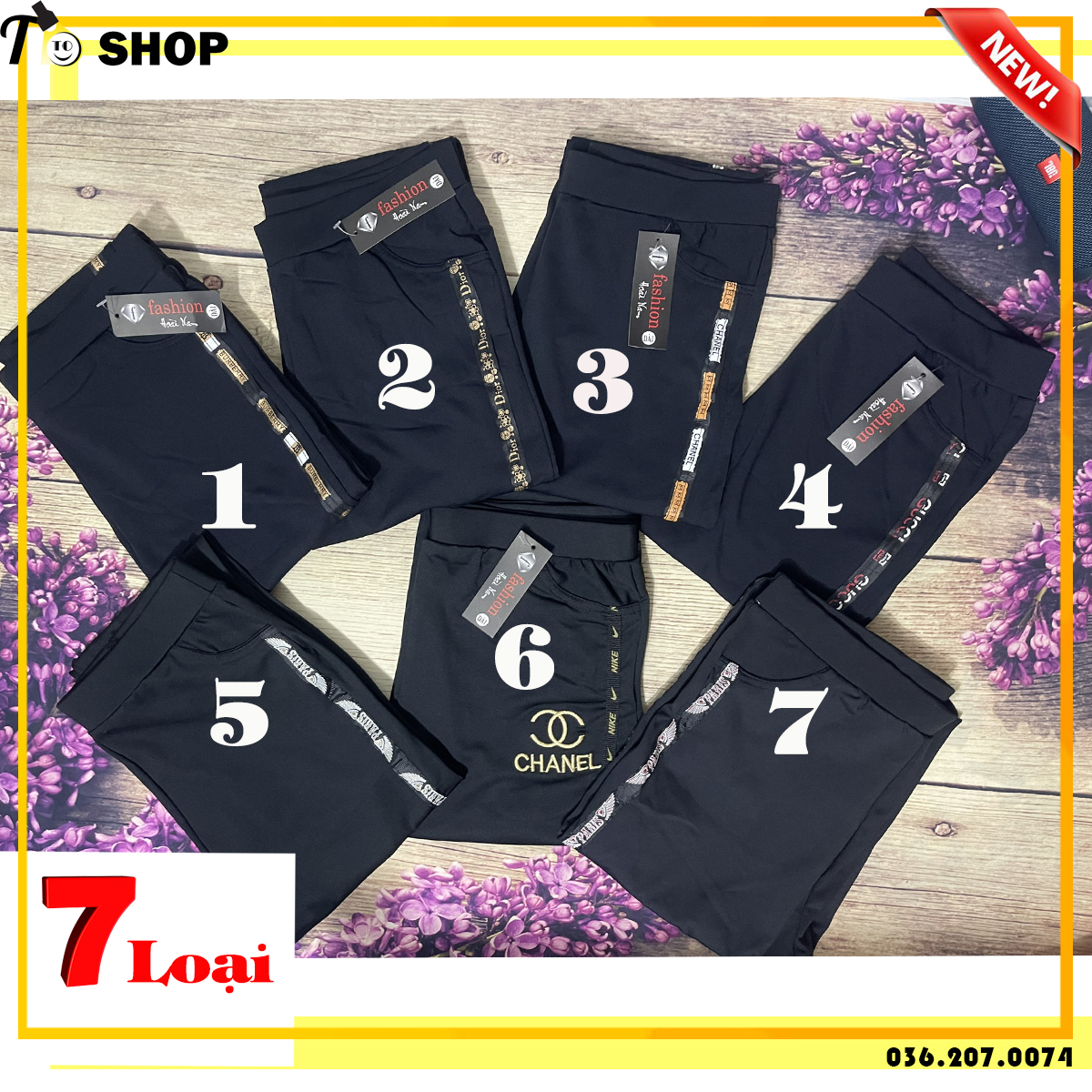 Quần legging nữ - quần thun ôm body 7 loại mới cập nhập viền mới