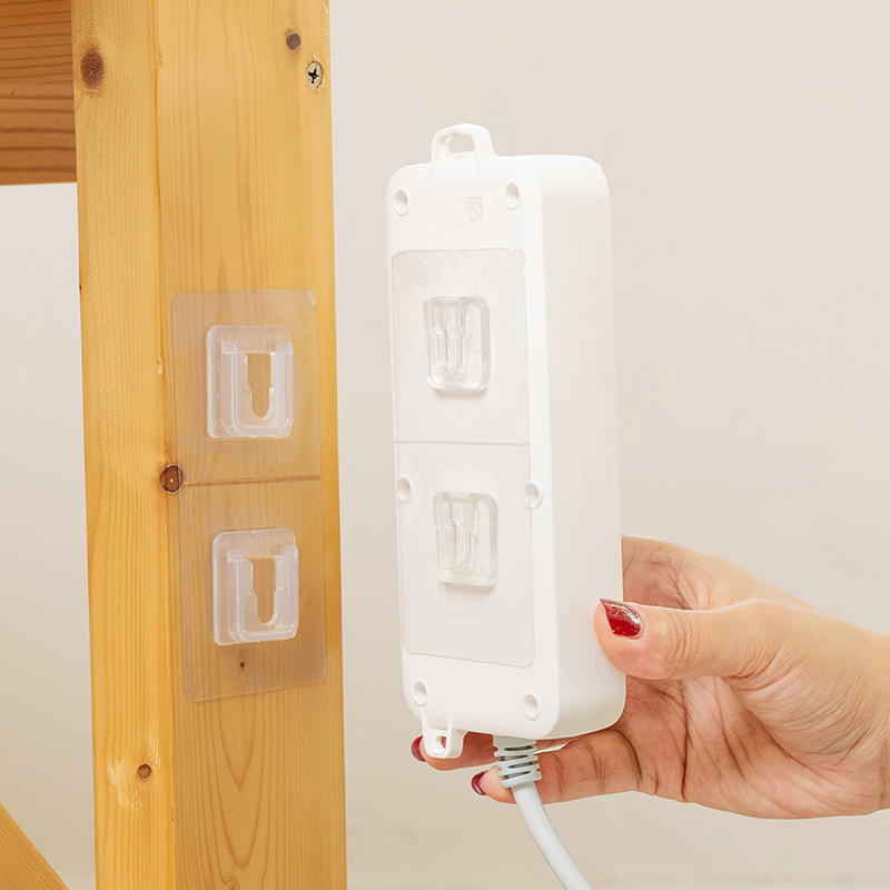 Móc dán tường chịu lực siêu dính loại lớn - Bộ giá đỡ treo tranh ảnh cục wifi ổ điện và các đồ dùng khác dán tường cực kì dễ sử dụng và tiện lợi bộ DoubleLock