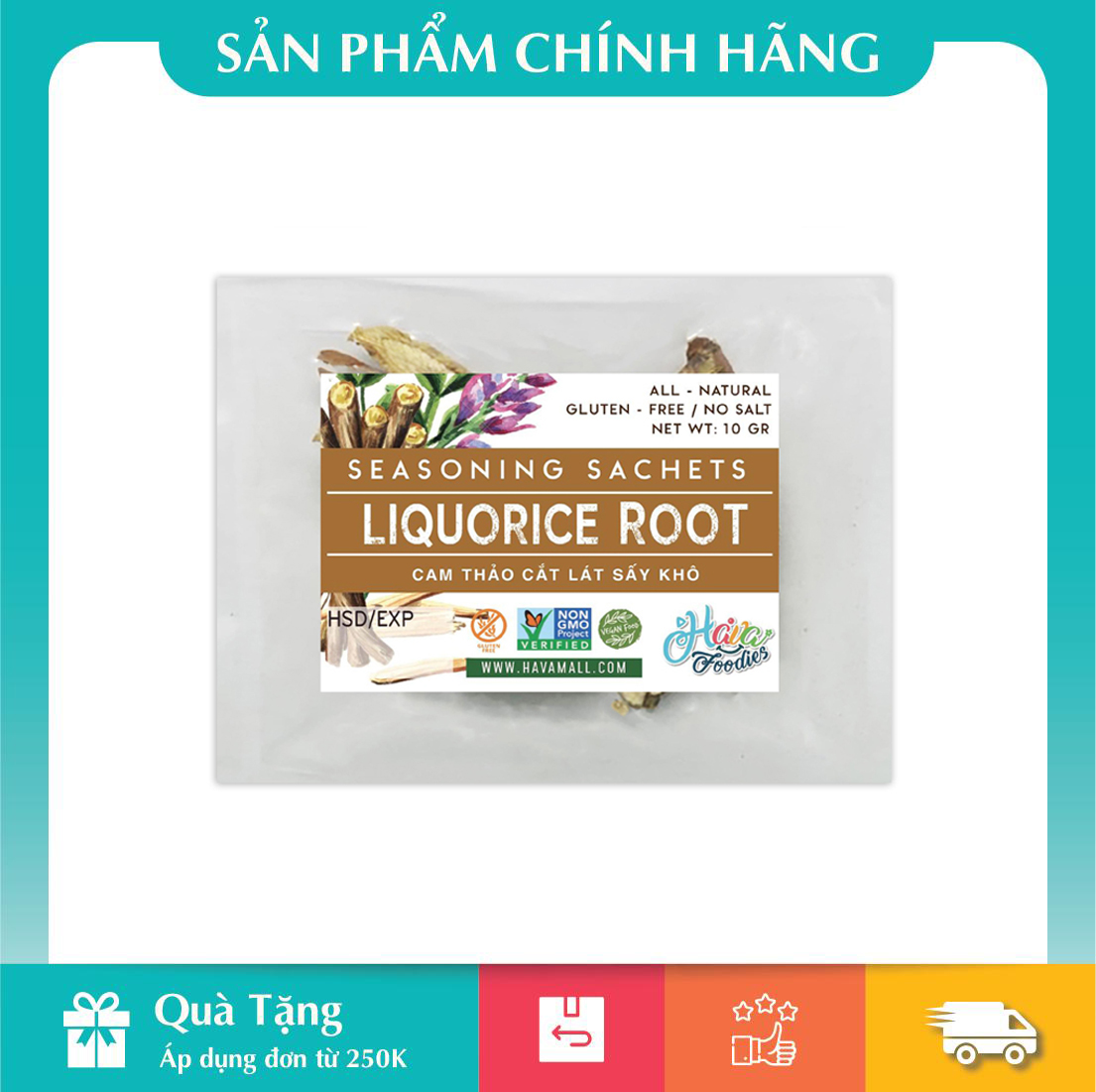 Cam Thảo Cắt Lát Sấy Khô 10gr – Liquorice Root