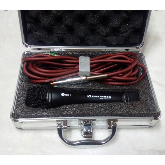 Micro Karaoke Gía Rẻ Micro Dây Hát Karaoke Cao Cấp Sennheiser 838 II-S Hát Cực Micro Karaoke Gía Rẻ Micro Dây Hát Karaoke Cao Cấp Sennheiser 838 II-S Hát Cực
