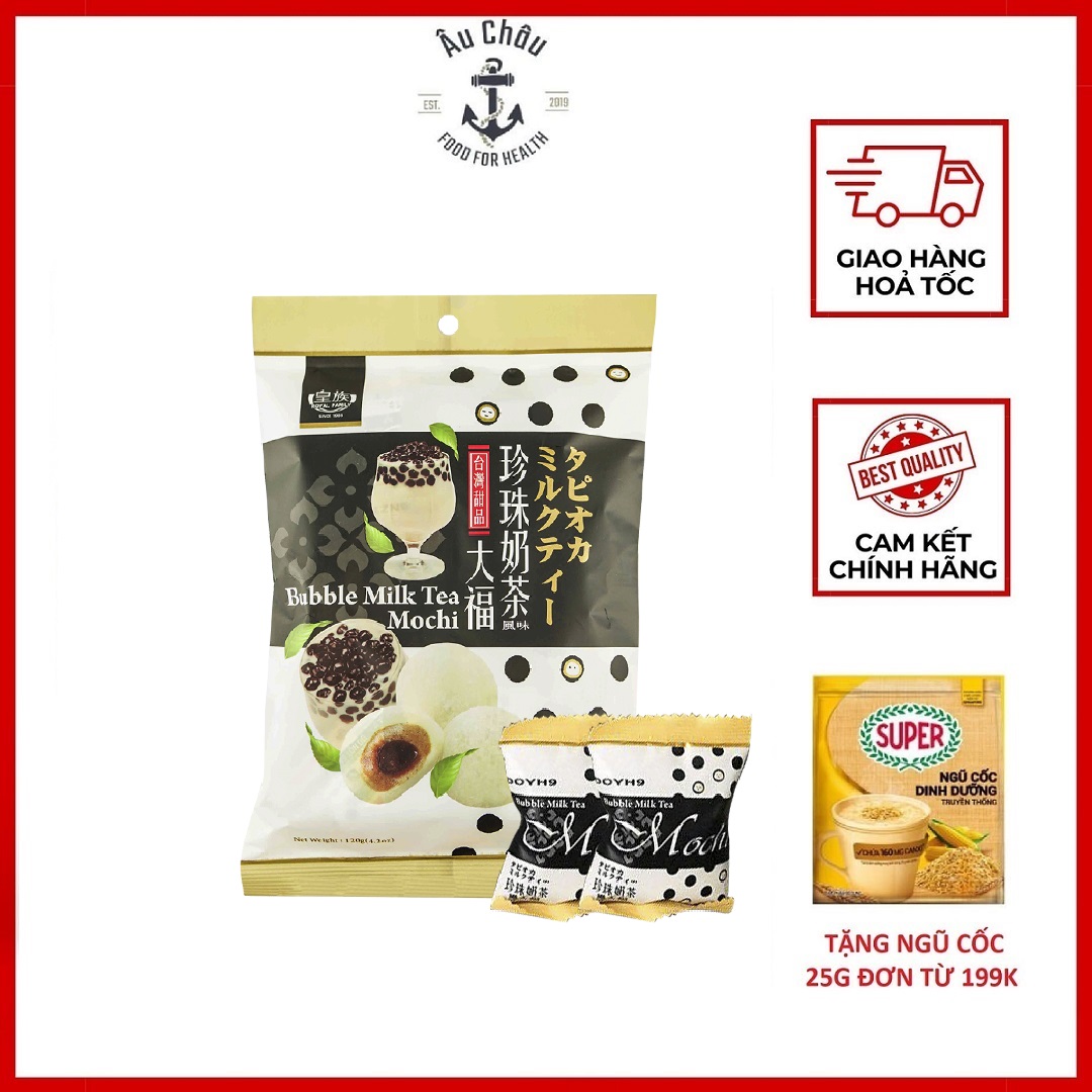 Bánh mochi Đài Loan kem lạnh Royal Family sweet dẻo ngon vị trà sữa trân châu ít calo 120g 9 bánh