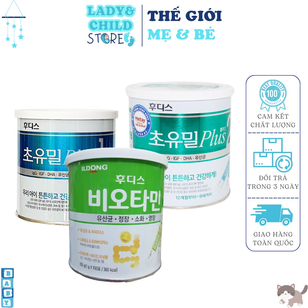 Men ildong 90 gói - Sữa Non Ildong Choyumeal Plus 100 cho trẻ