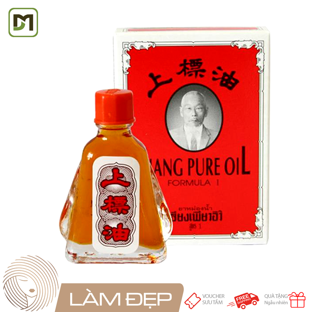 Dầu gió đỏ Thái lan SIANG PURE OIL hiệu ôn già 3cc