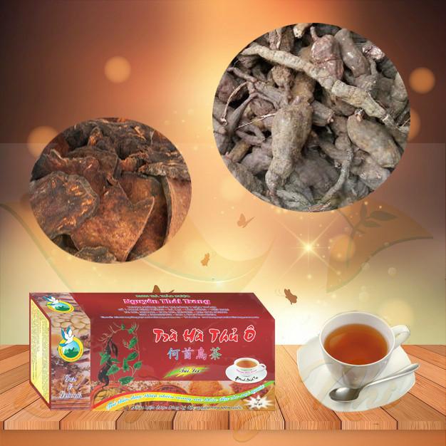 Trà hà thủ ô cho người tóc bạc- nguyên thái trang