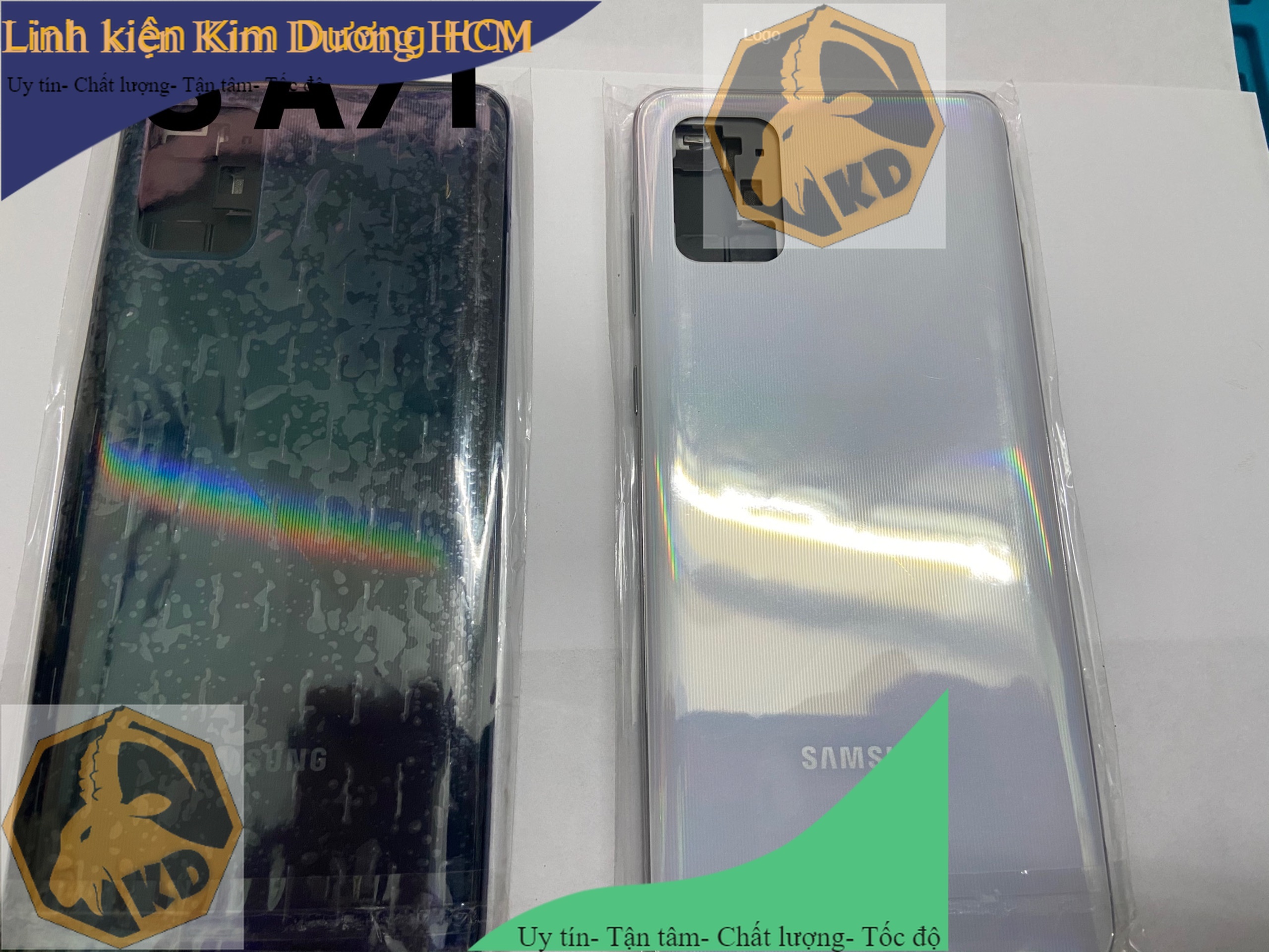 Bộ vỏ + khung sườn samsung galaxy a71