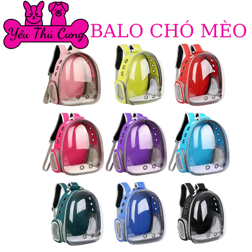 Balo vận chuyển chó mèo trong suốt phi hành gia- yêu thú cưng shop-2357
