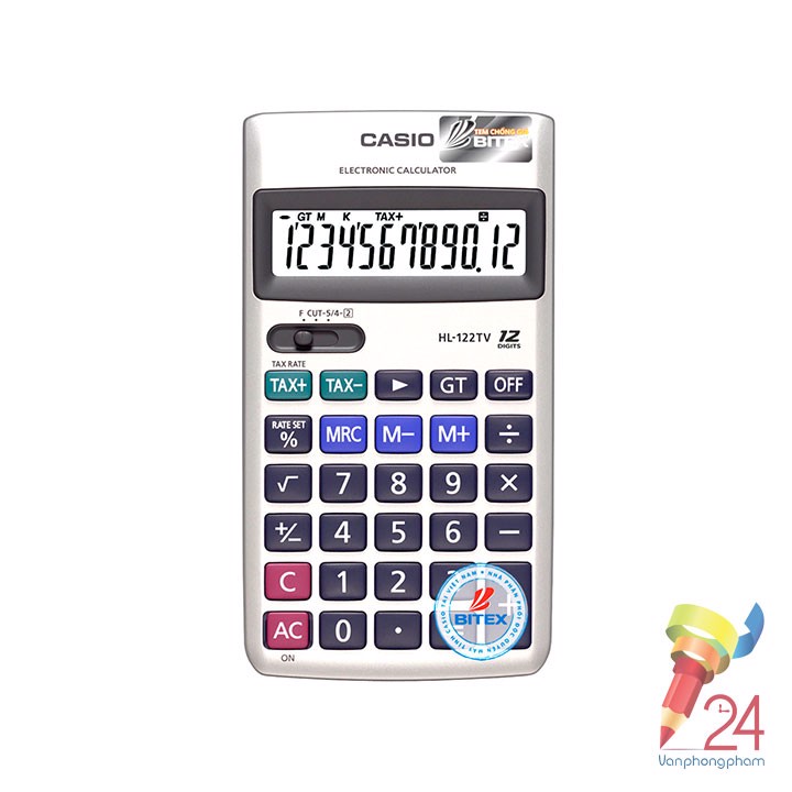 Máy tính Casio HL-122TV 12 số cam kết hàng đúng mô tả, đảm bảo cung cấp các sản phẩm đang được săn đón trên thị trường hiện nay