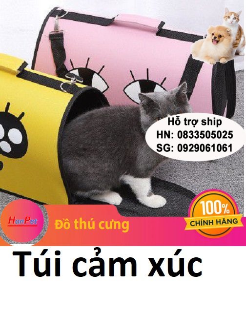 Hanpet - Túi Cứng - Túi Vận chuyển chó mèo balo thú cưng túi xách chó mèo