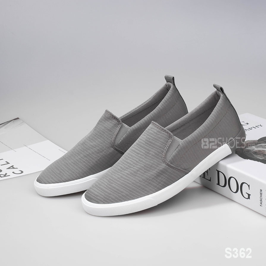 Giày lười nam - slip on nam vải - mã s362