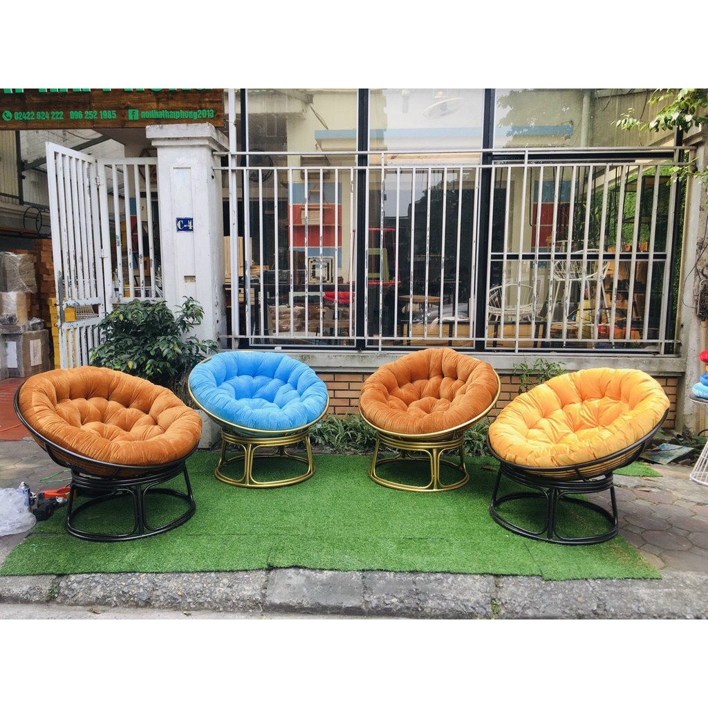 Đệm bệt ngồi ghế mây chất nỉ nhung cao cấp size 1m ,1m1 và 1m2