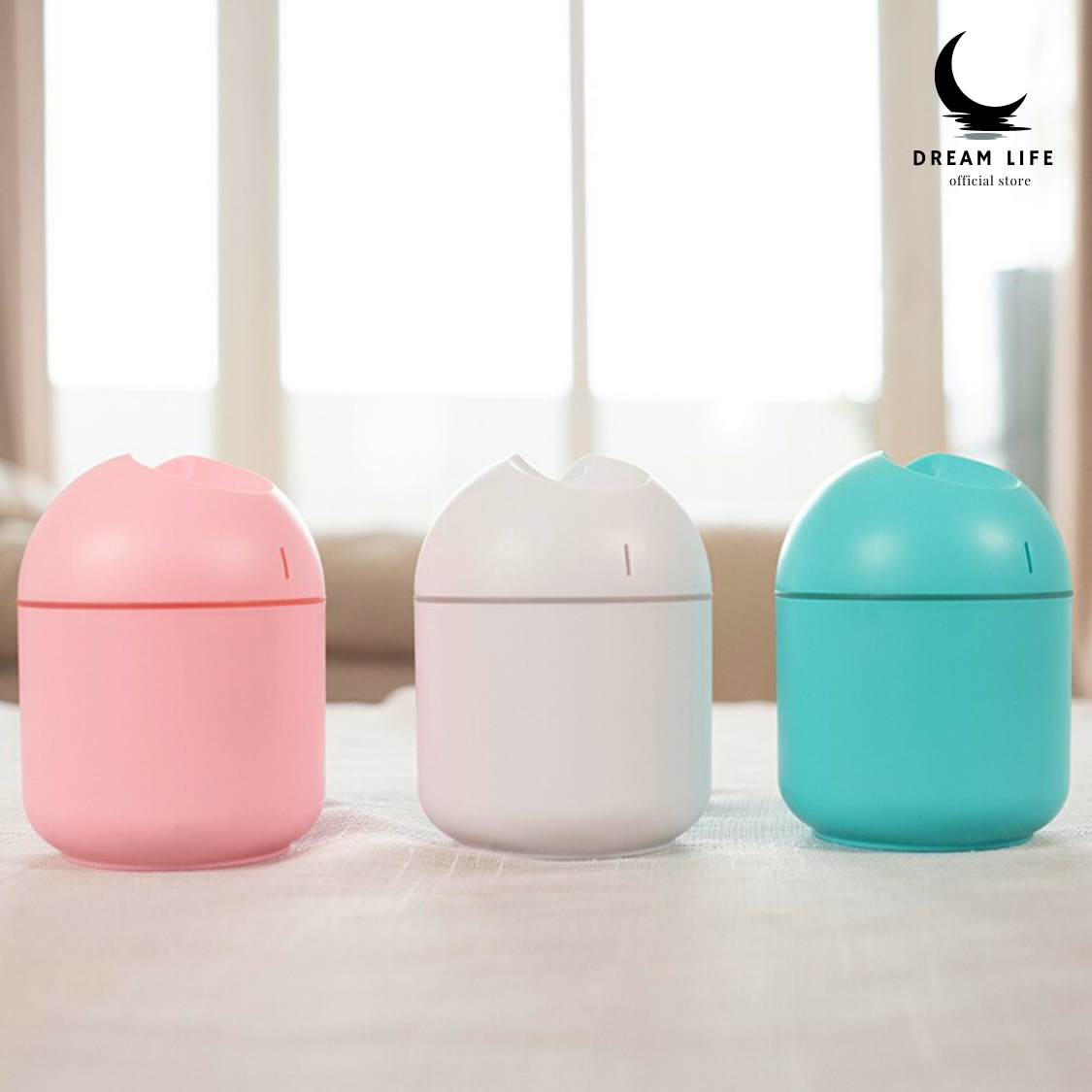 Máy xông tinh dầu mini, máy tạo ẩm không khí có đèn led tiện lợi khi sử dụng. Bảo hành 1 đổi 1.