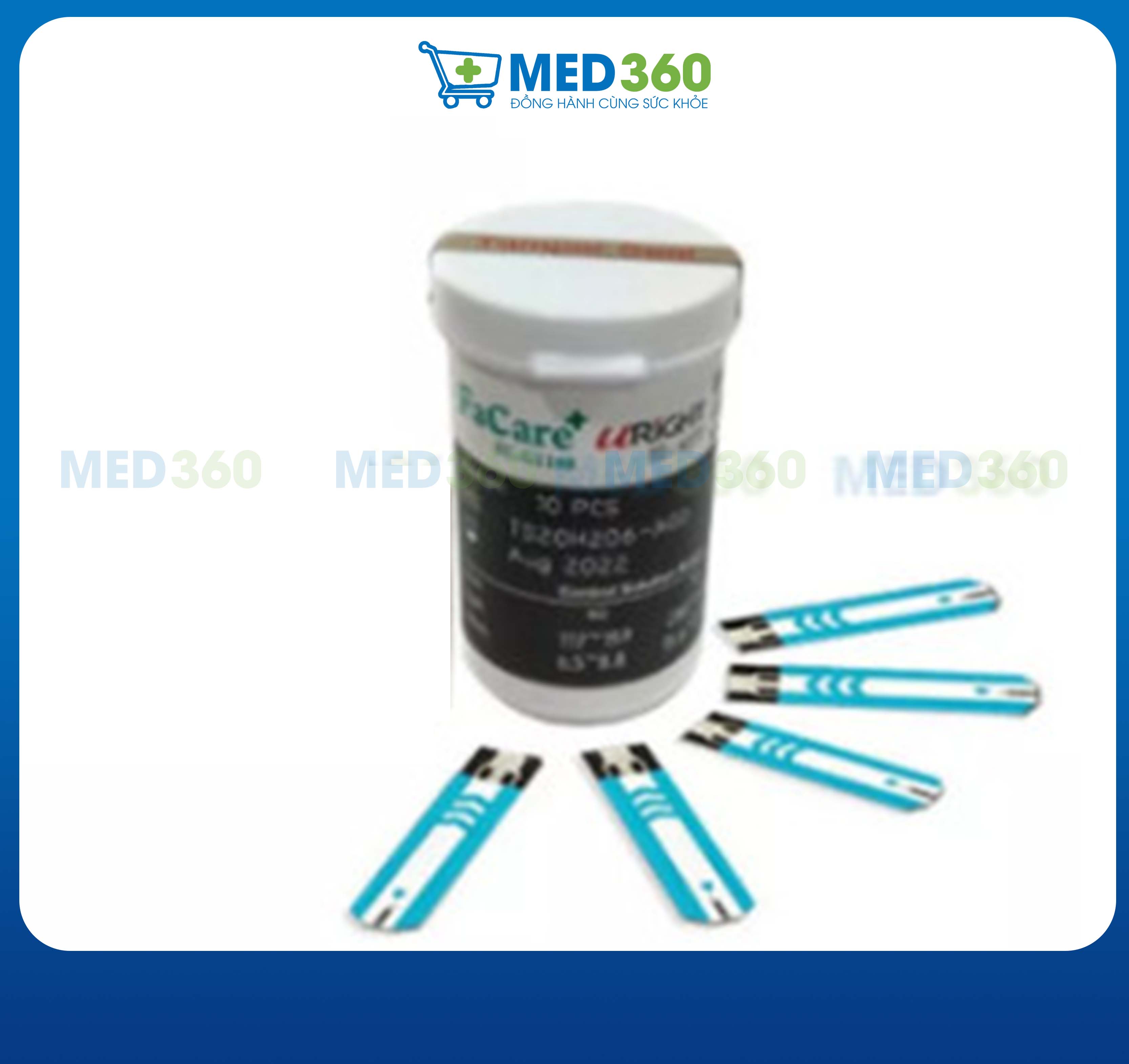 Que thử đường huyết dành cho model Facare FC G168  10 que - TBYT Med360