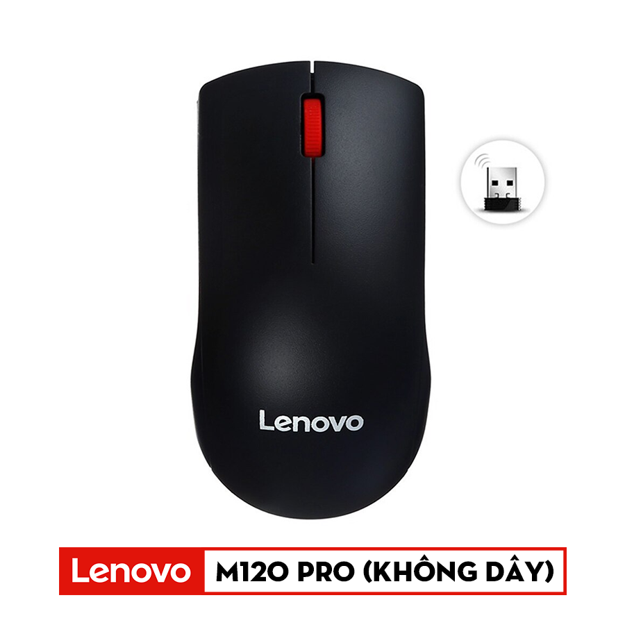 [CHÍNH HÃNG ] Chuột không dây Lenovo M120 Pro - Chuột Quang Không Dây Chơi Game Chuyên Nghiệp 1000DPI
