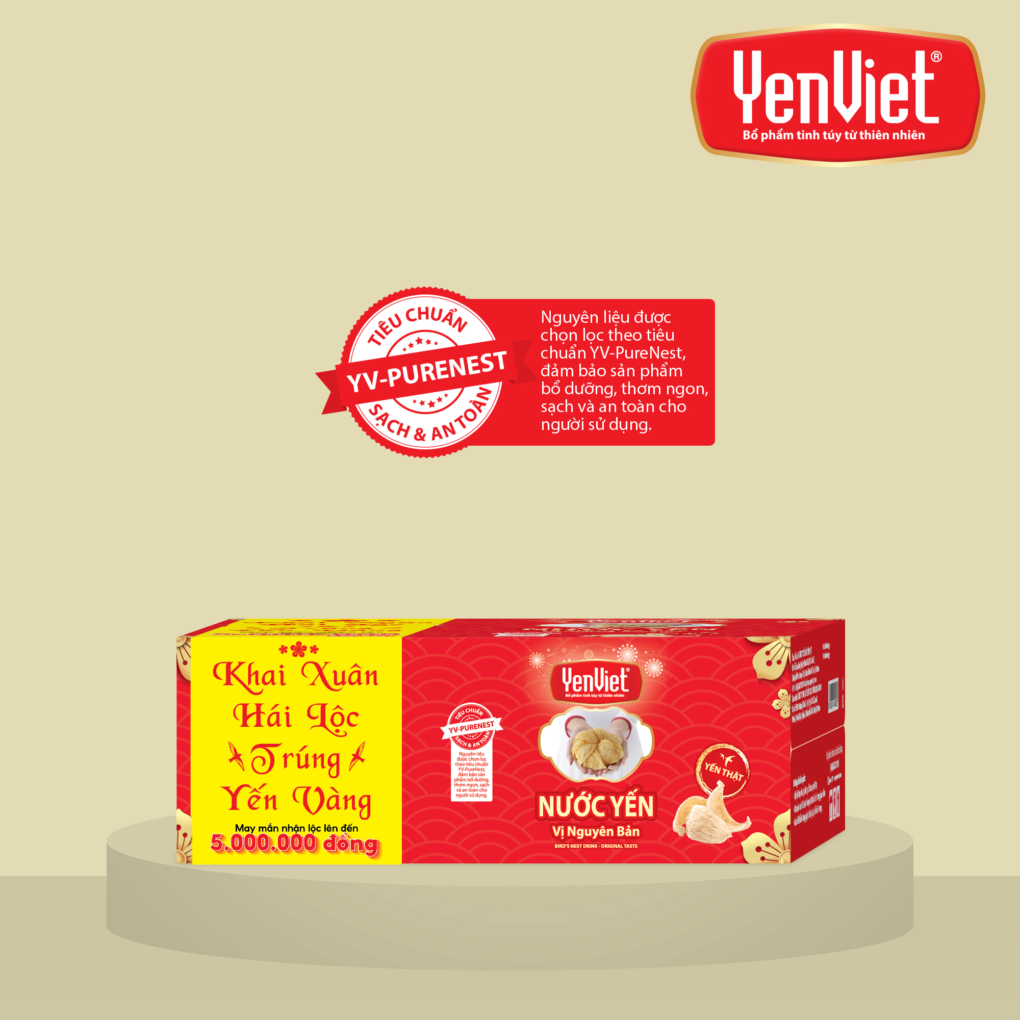 Nước yến yenviet thùng tết 30 lon