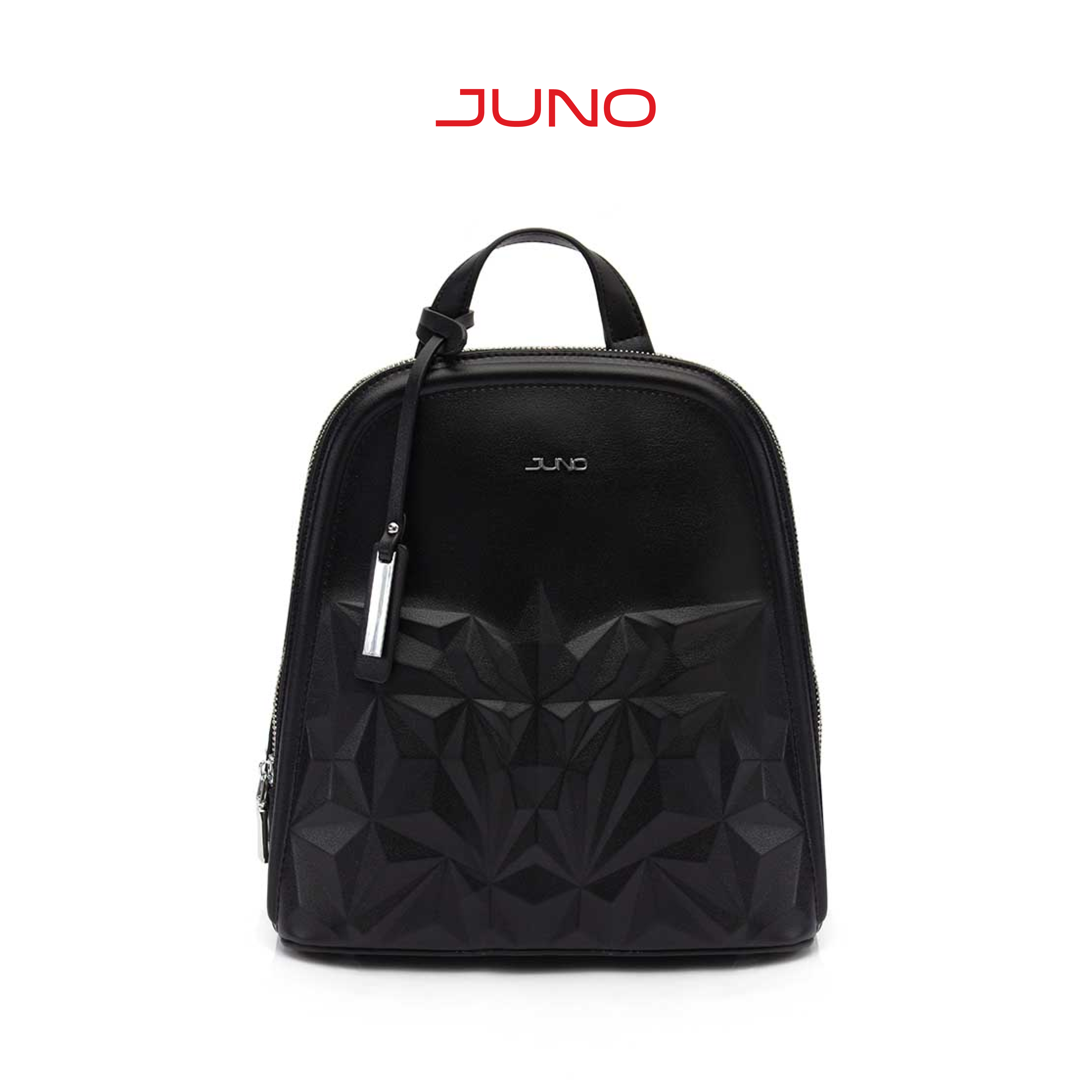 Balo Nữ Thời Trang JUNO Phom Đứng Hoạ Tiết 3D BL063