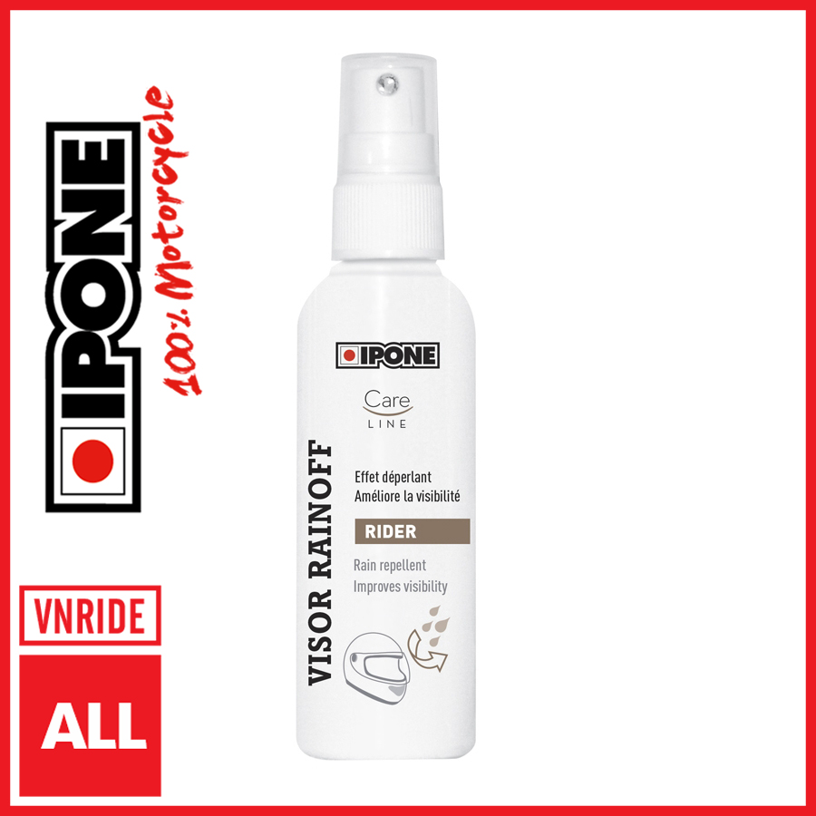 Chai xịt chống bám nước mưa cho kính cận, chống bám nước cho kính mũ bảo hiểm VISOR RAINOFF IPONE