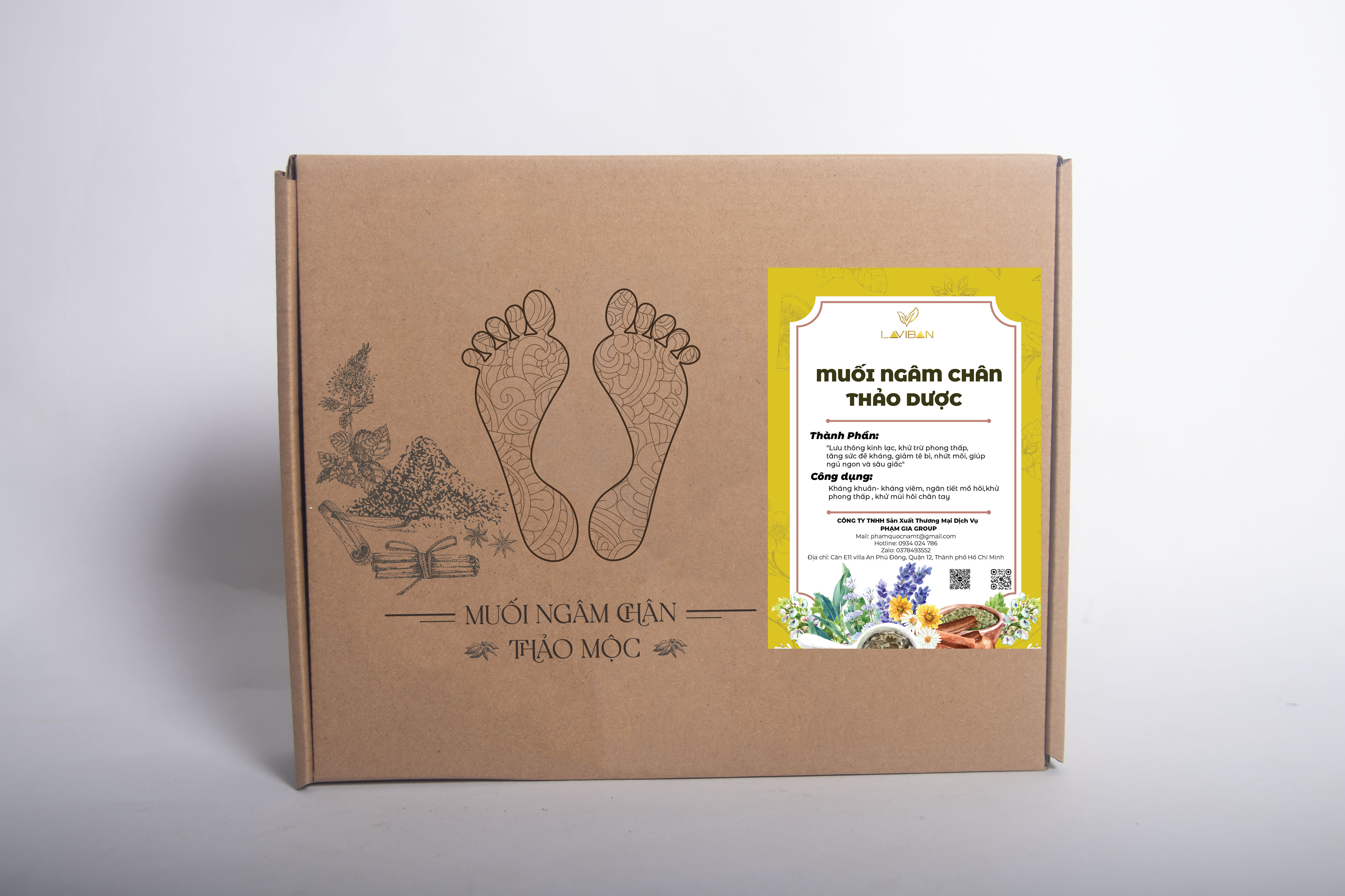 Muối Thảo Dược Ngâm Chân