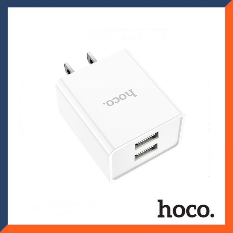 Cốc sạc 2 cổng USB Hoco  - củ sạc dành cho mã đt samsung oppo vivo iphone ....