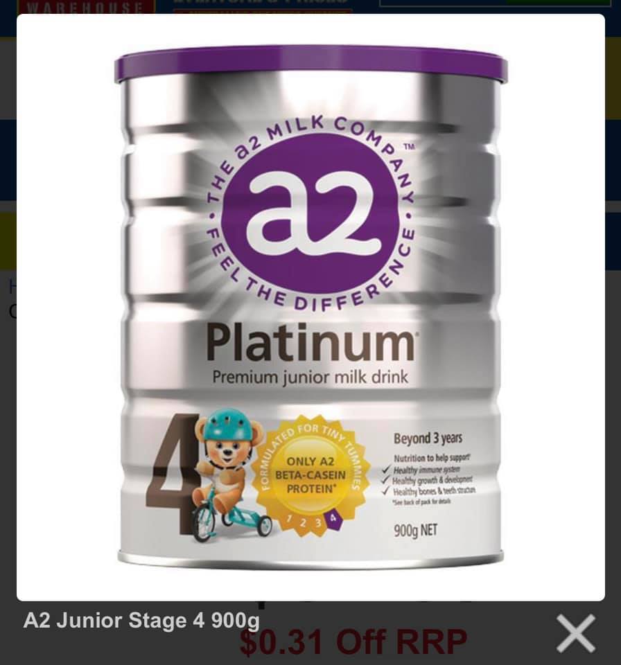 Sữa A2 Platinum số 4 cho trẻ từ 3 tuổi