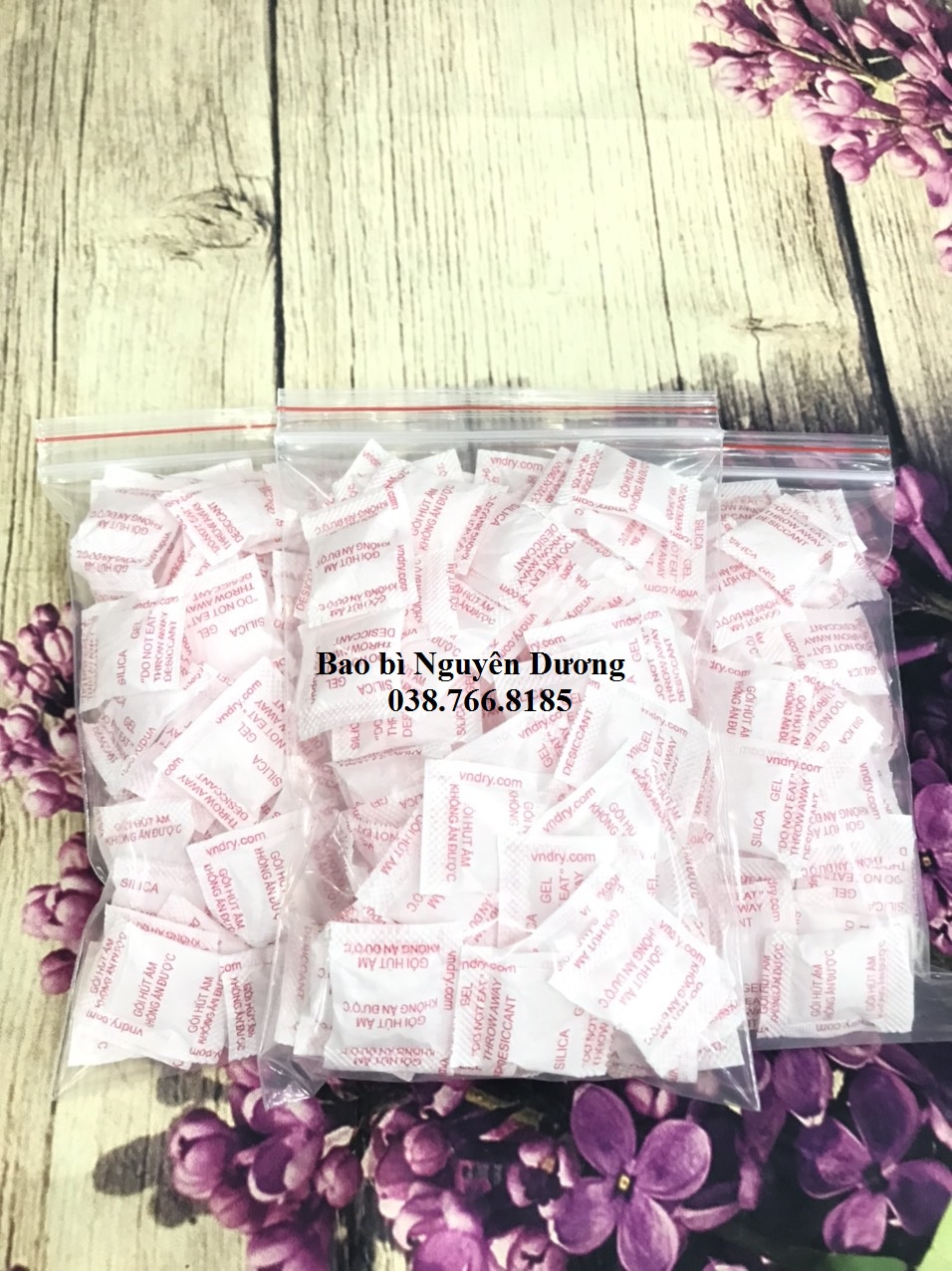 100gr Hạt chống ẩm màu đỏ loại 1gr