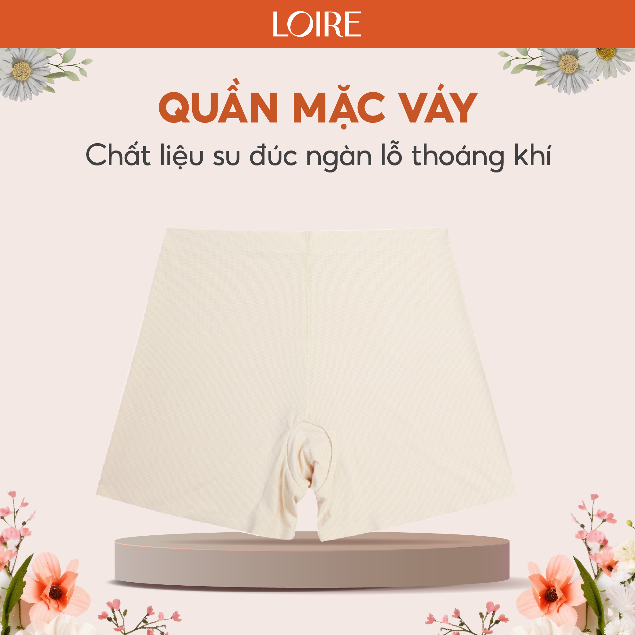 Quần Mặc Váy Chất Liệu Su Đúc Loirechic QMV12