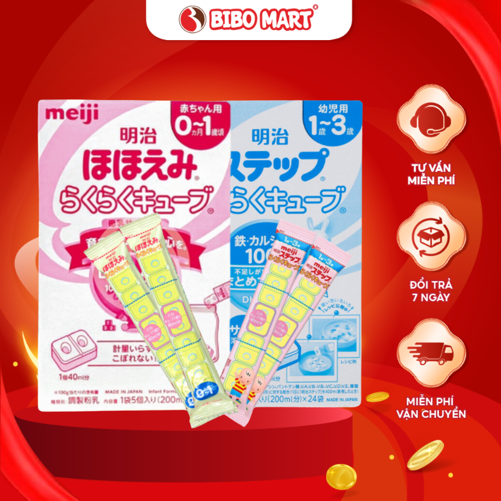 Sữa Meiji Nội Địa Dạng Thanh Sữa Meiji Số 0 Số 9 Nhật Bản Phát Triển Não Bộ Tăng Sức Đề Kháng Cho Bé - Bibo Mart