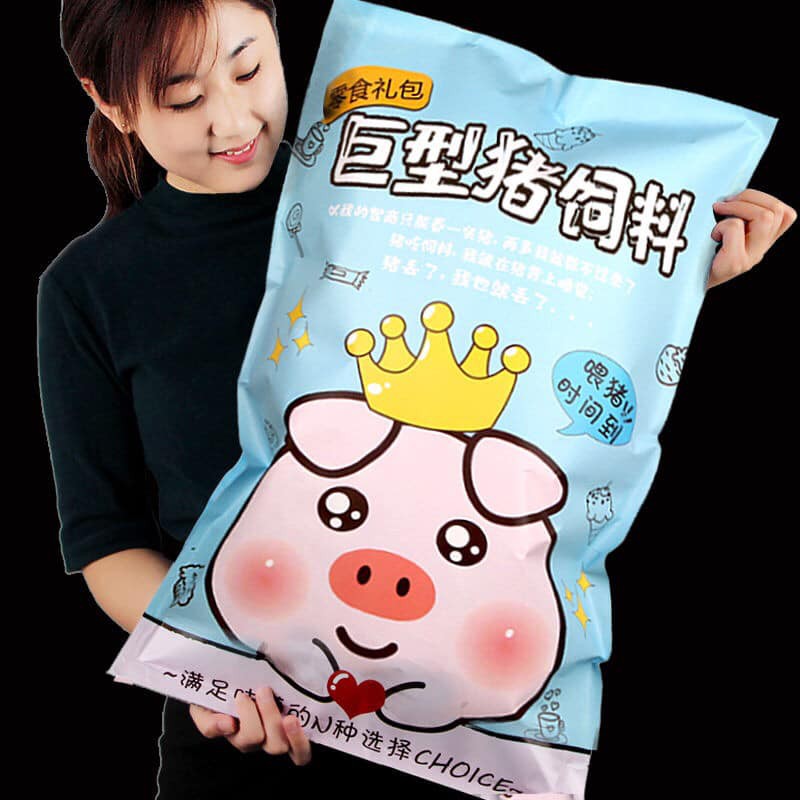 Set ăn vặt khổng lồ 130 món nội địa hot Tiktok có đủ thức ăn mặn ngọt và đồ uống