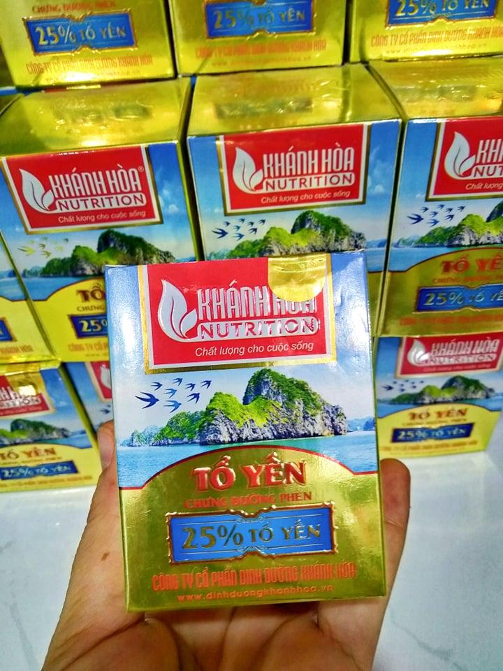Combo 6 hũ yến sào khánh hòa nutrition 70 ml 25 phần trăm tổ yến
