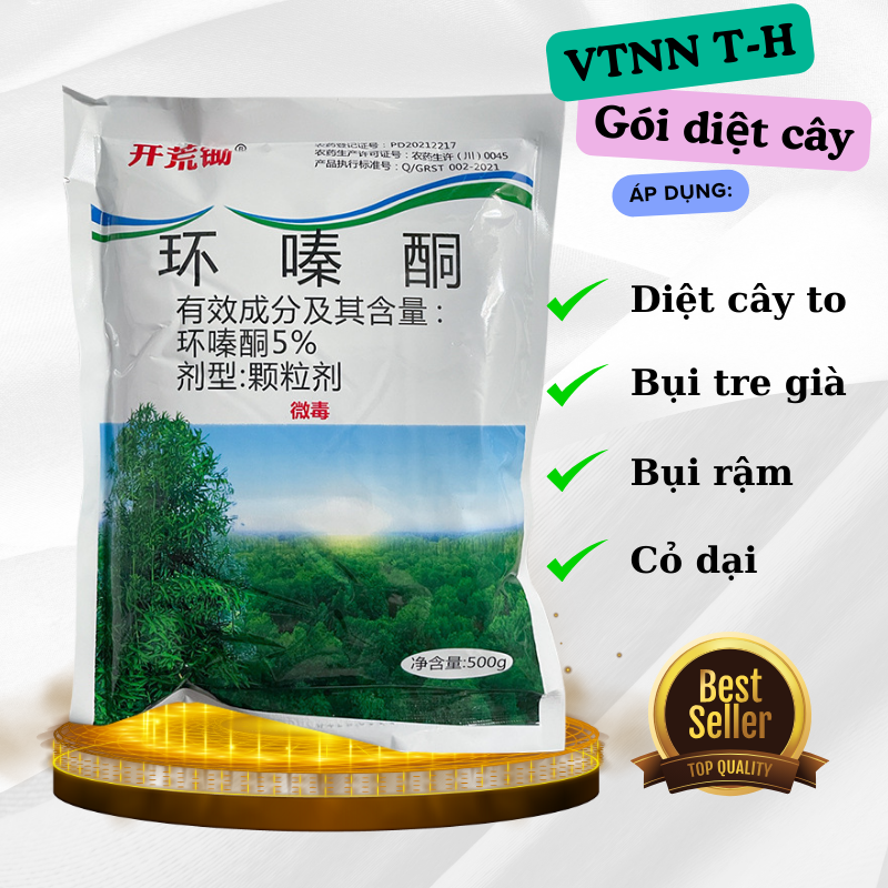 Thuốc diệt cây lớn, diệt bụi tre già, diệt cỏ dại, chỉ cần rắc hoặc vùi quanh gốc để diệt cây to - Hàng nội địa Trung chính hãng