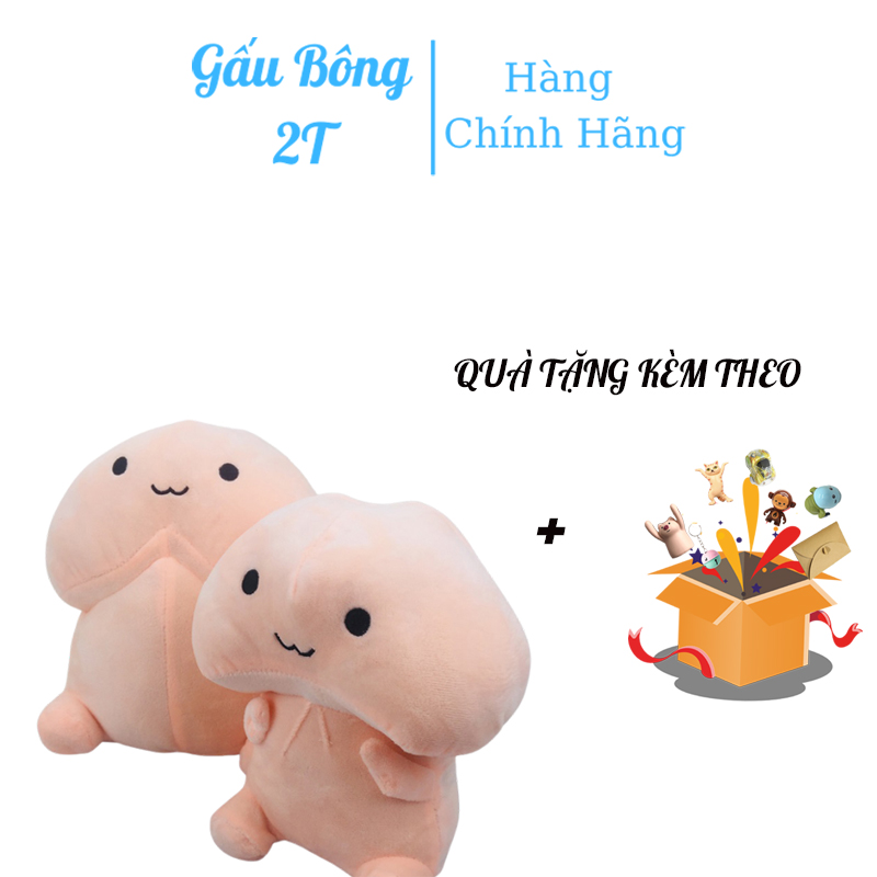 Gấu bông gối ôm thú nhồi bông ciu ciu đáng yêu dễ thương vải nhung mềm mịn lót bông gòn cao cấp
