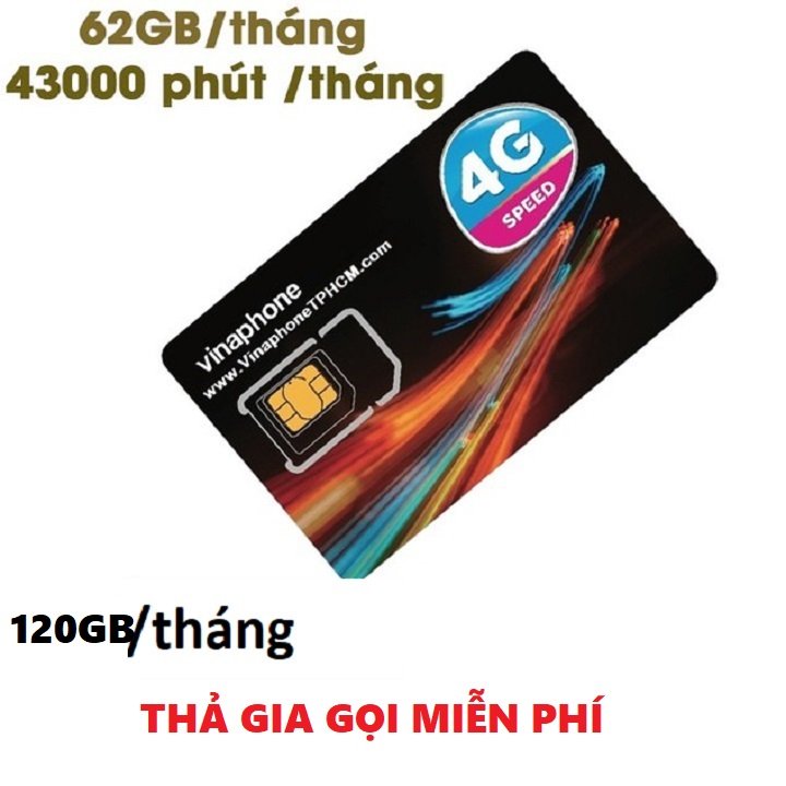FREESHIP - CHƯA KÍCH HOẠT. VUA SIM VINAPHONE D60G  TỐC ĐỘ CAO - TẶNG 60GB/tháng từ MƯỜNG THANH ROYAL