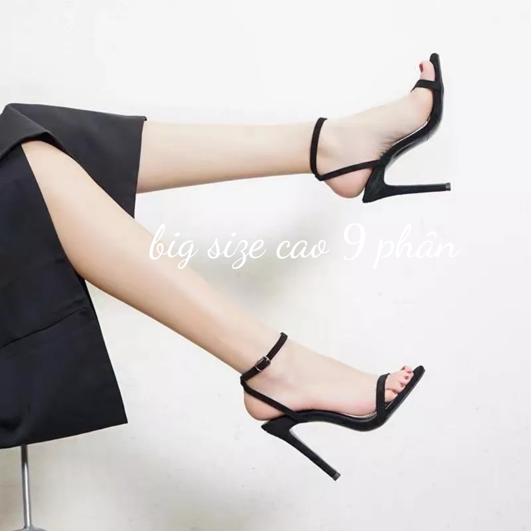 Giày cao gót big size nữ40 41 42 43 cao 9 phân,giày cao gót bigsize ngoại cỡ size lớn
