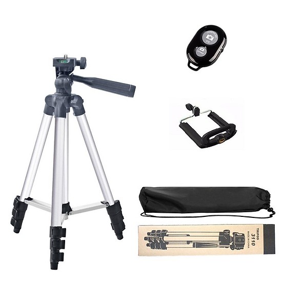 Chân máy chụp hình Tripod 3110 + Remote chụp hình