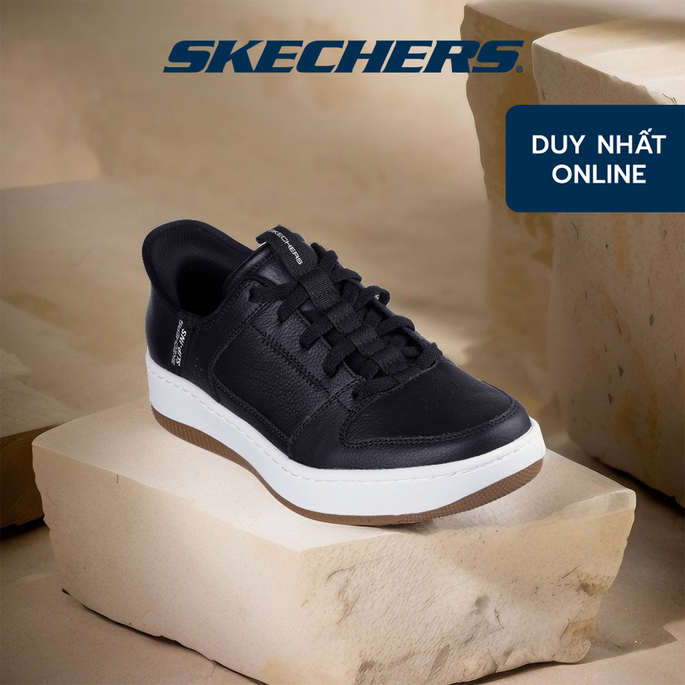 Giày Thể Thao Nam Skechers Slip-ins Court Classics Sport Court 92 Distown - 232445-BKNT Air-Cooled Memory Foam Online Sale