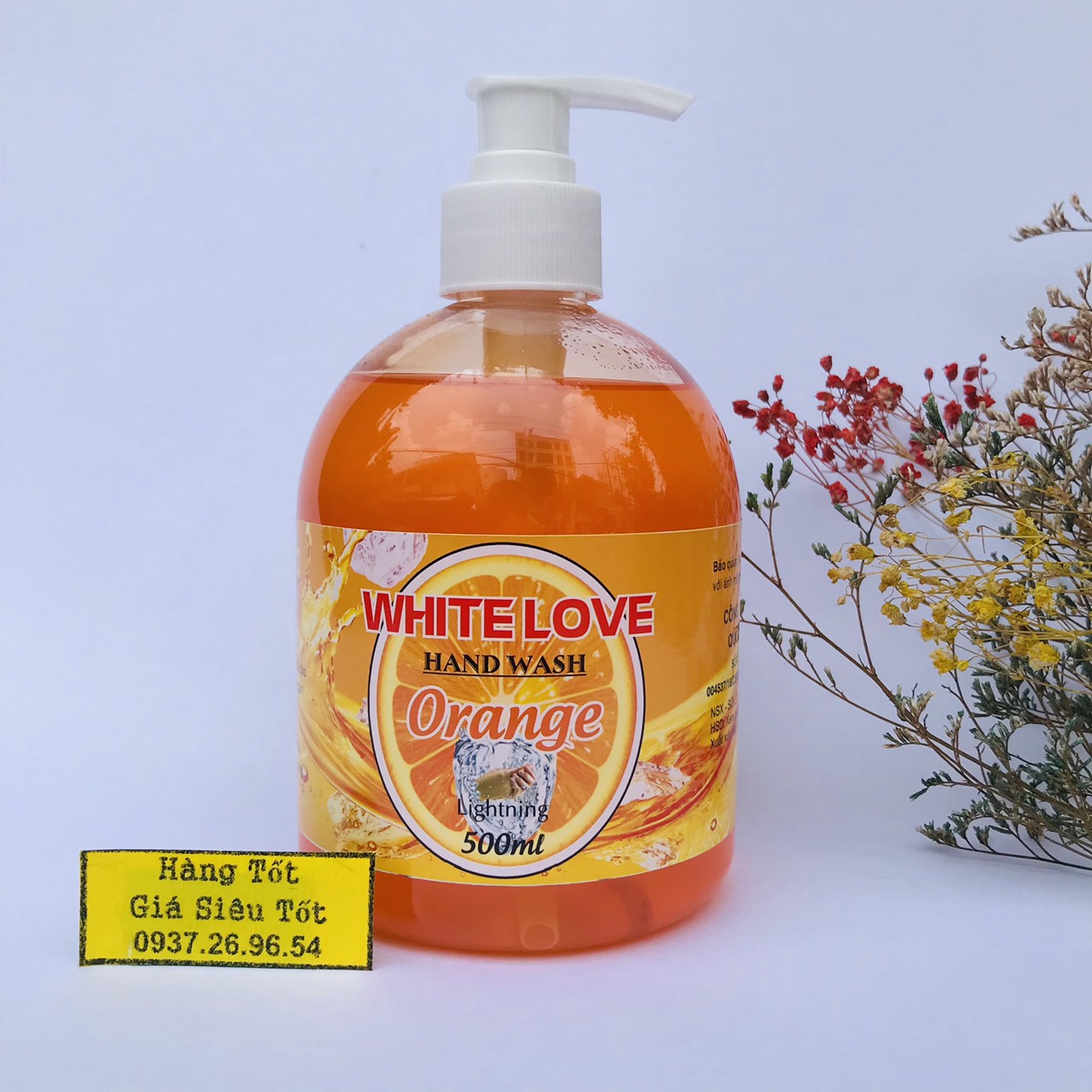 Nước rửa tay white love 500ml