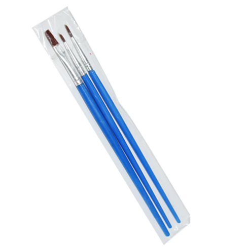 Bộ 3 Cọ vẽ chuyên dụng vẽ màu nước sơn dầu màu acrylic