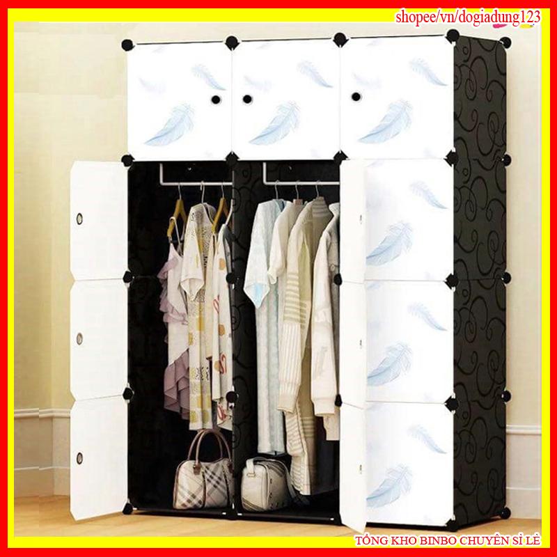 TỦ NHỰA GHÉP 12 Ô
