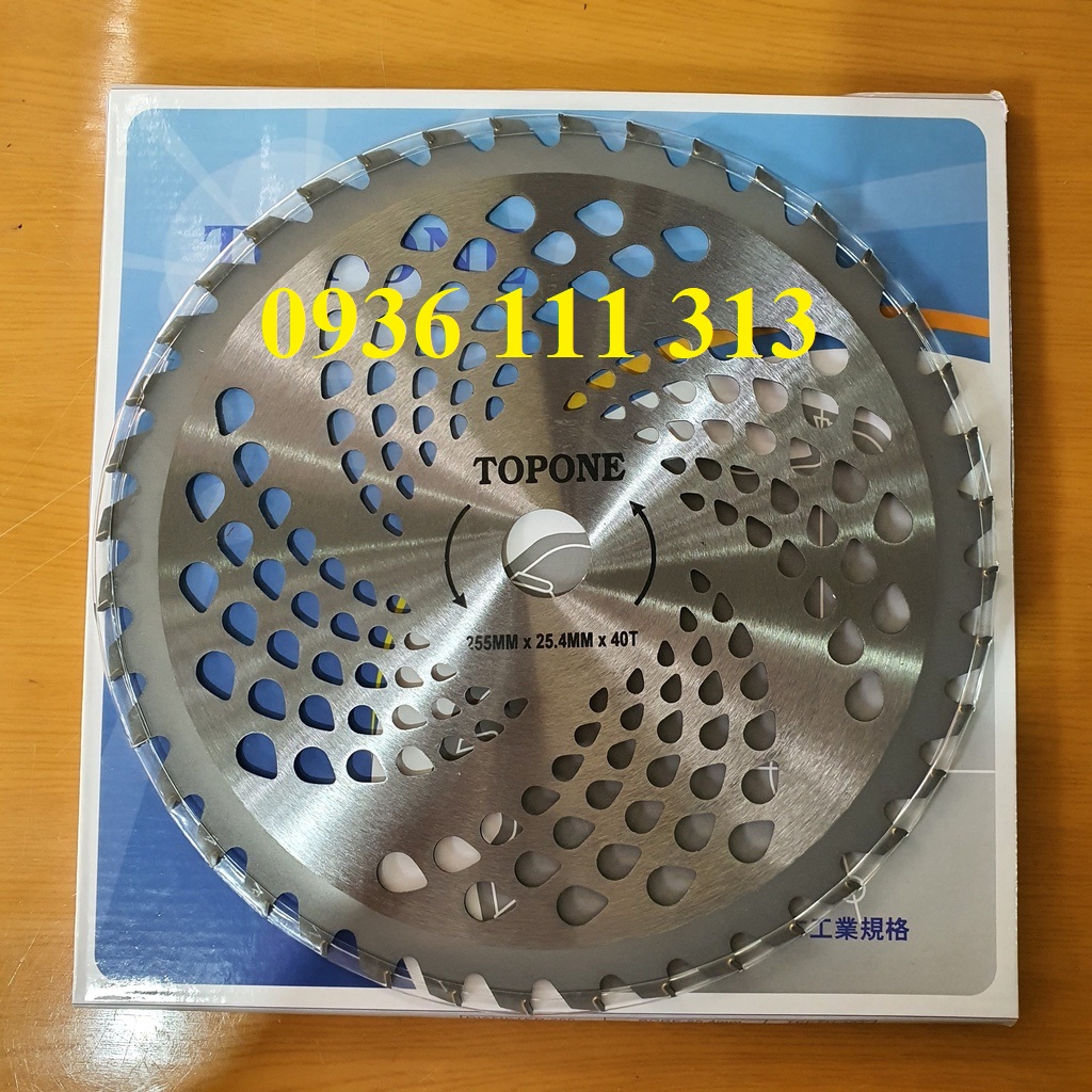 Lưỡi cắt cỏ hợp kim tròn xịn, lưỡi cắt cỏ trong topone