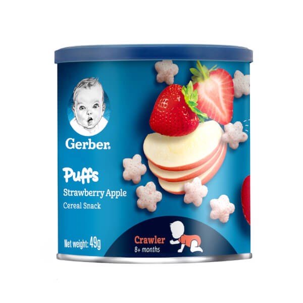 Bánh ăn dặm gerber lil'crunchies non gmo