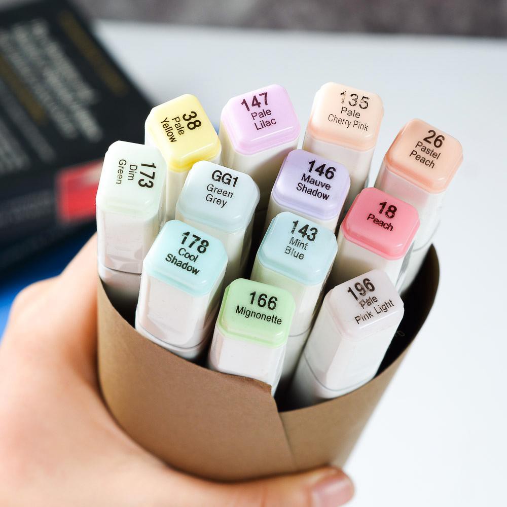 [Rẻ vô địch] [Chính hãng] Touchliit 6 - set 12 màu tông Pastel không hộp tặng kèm cây số 0