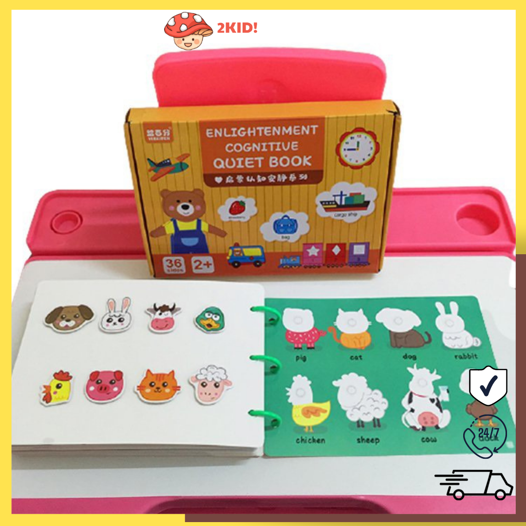 Sách bóc dán thông minh cho bé gồm 17 chủ đề, Dùng nhiều lần, Giúp bé vừa chơi vừa học và bổ sung vốn từ Tiếng Anh