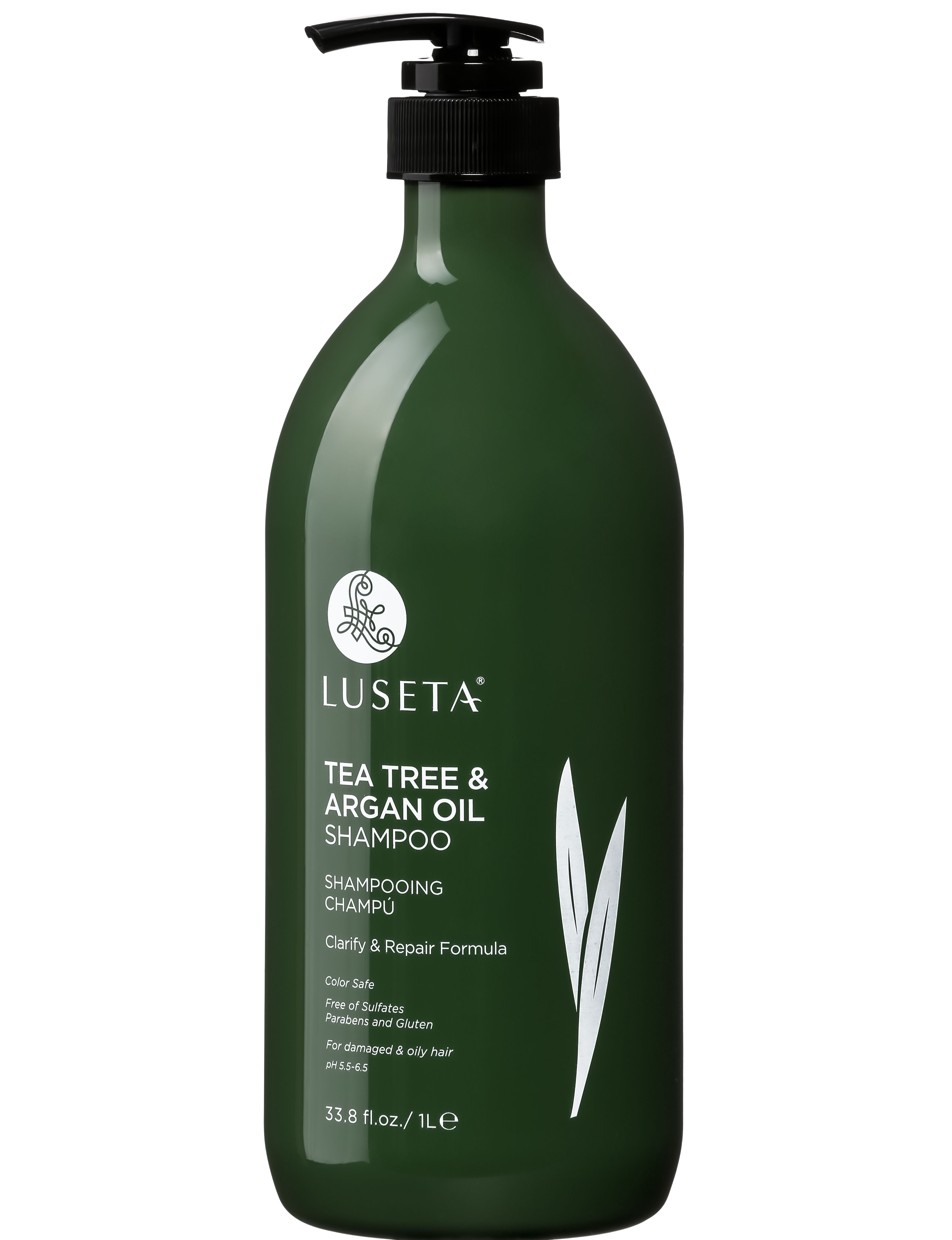 DẦU GỘI VÀ DẦU XẢ LUSETA TEA TREE & ARGAN OIL 1000ML