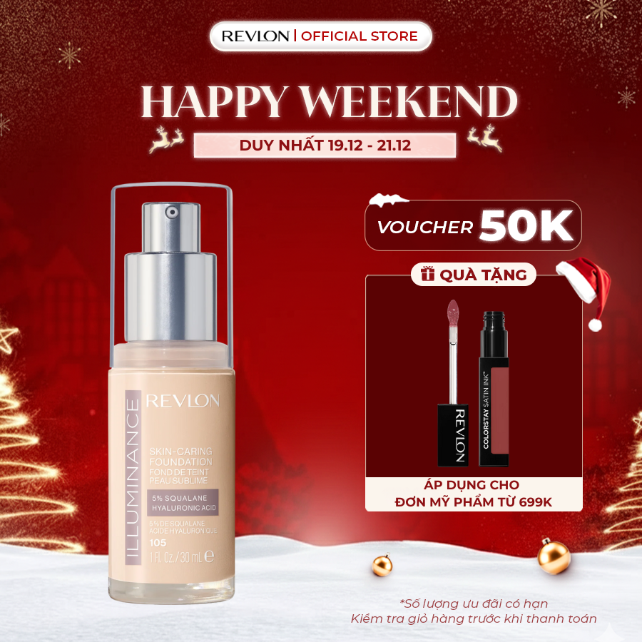 HÀNG ĐÃ VỀ Kem Nền Dưỡng Da Cấp Ẩm Revlon Illuminance Skin-Caring Foundation 30ml