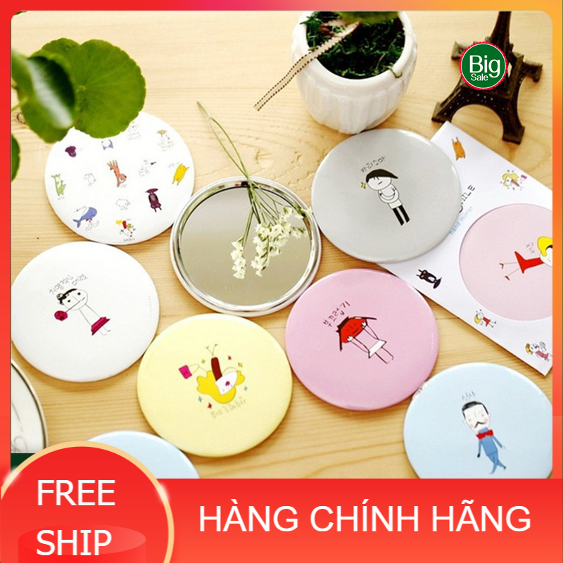 Gương Nhỏ Cầm Tay Hoạt Hình Mỹ Phẩm Gương Gương Cầm Tay Gương Làm Đẹp Mini , Gương Trang Điểm Với Gương Gương A32